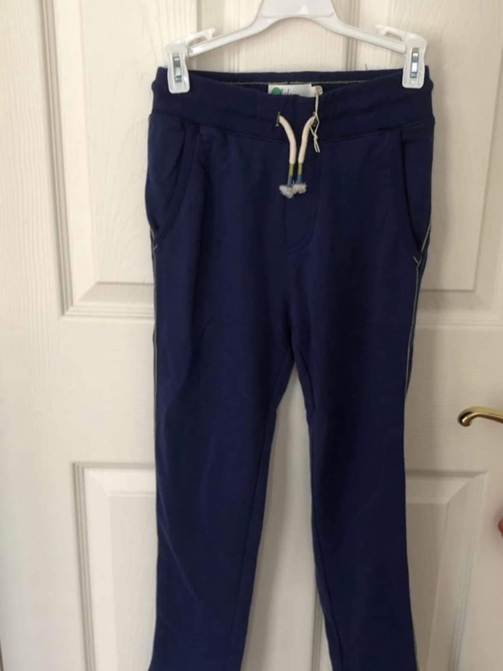 Boden Blue Joggers with drawstring and pockets size 7Y